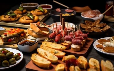 appetizing-spanish-tapas-with-anchovies-VYP5WSR appetizing-spanish-tapas-with-anchovies-VYP5WSR
