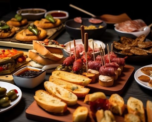 appetizing-spanish-tapas-with-anchovies-VYP5WSR